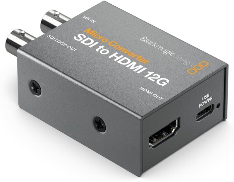 Blackmagic CONVBDC/SDI/HDMI12G/P Micro Converter BiDirect SDI/HDMI 12G PSU(パワーサプライ付属) [並行輸入品]