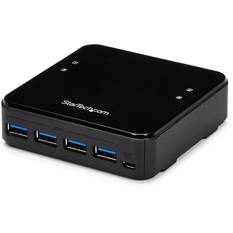 StarTech.com 4x4対応 USB 3.0 周辺機器共有スイッチ(切替器) 4台のコンピュータから4口の周辺機器にアクセス Mac/Windows/Linux対応 HBS304A24A 15,140円