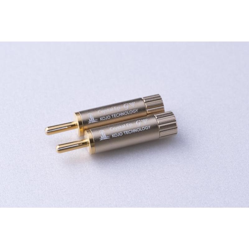 【2個セット】KOJO Crystal EpR-Gx2（RCAタイプ） 超コンパクト スティック型仮想アース（グランドターミナル） 光城精工