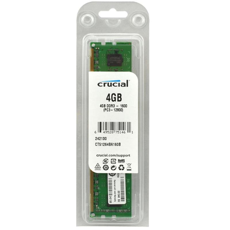 Crucial [Micron製] DDR3 デスク用メモリー (1600MT/s / PC3-12800 / CL11 / 240pin Unbuffered UDIMM