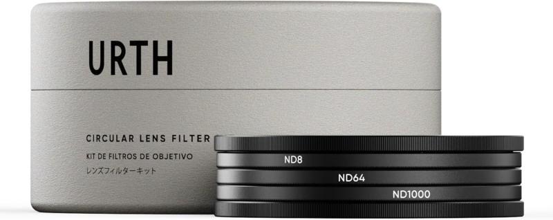 Urth ND8, ND64, ND1000 レンズフィルターキット (プラス+)