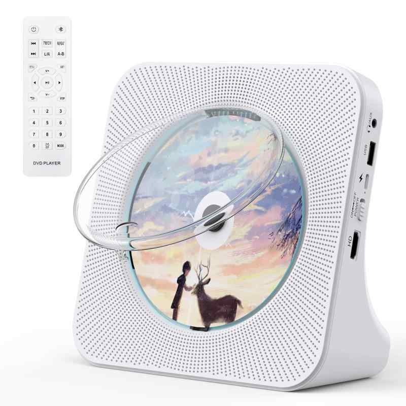 Gueray CDプレーヤー 卓上 Bluetooth送受信対応 スピーカー内蔵 cdplayer KC-809