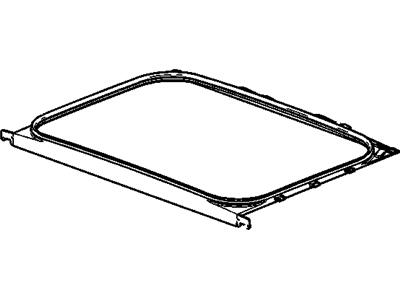 GM Frame Assembly Roof Stationary Window (Black) メーカー純正アウトレット品