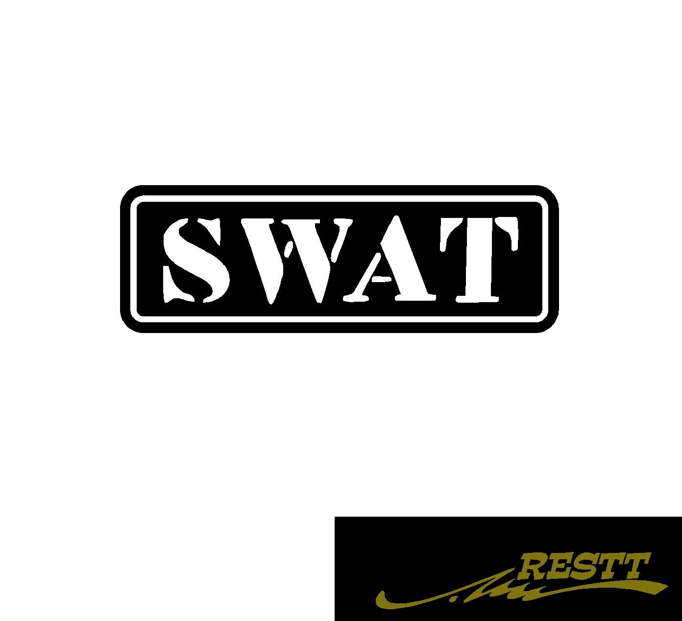 【楽天市場】SWAT 文字 ロゴ カッティングステッカー 小サイズ：RESTT 楽天市場店