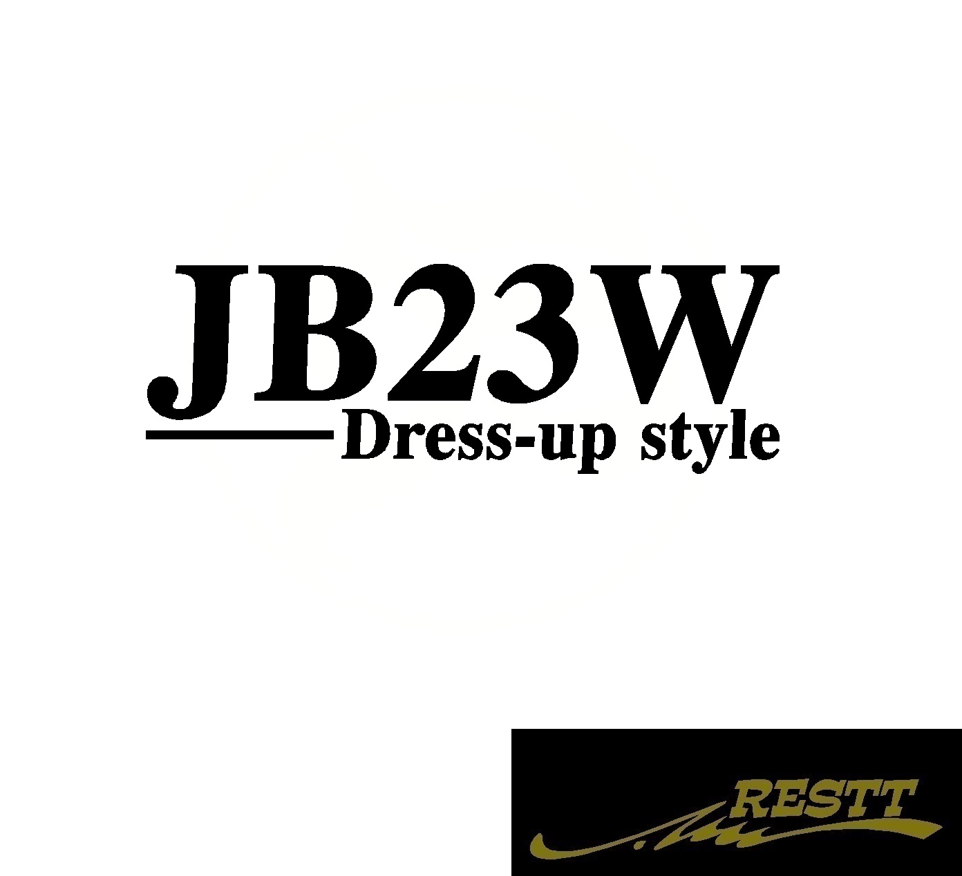 楽天市場 ジムニー Jb23w ドレスアップスタイル ロゴ カッティングステッカー 小サイズ おしゃれ デザイン かっこいい ステッカー スズキ 鈴木 型式 Restt 楽天市場店