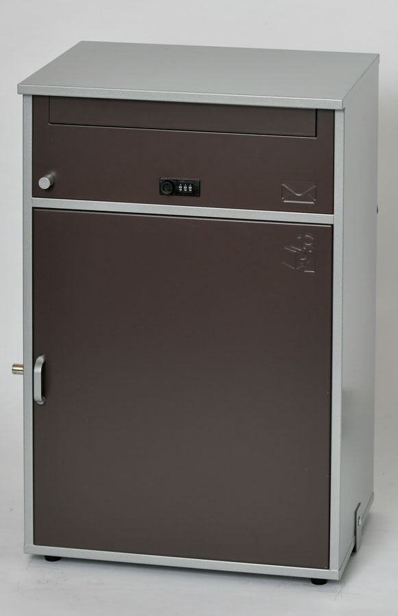 ケイ・ジー・ワイ工業 ポスト兼宅配ボックス　シルバー ケイ・ジー・ワイ工業 リシム 宅配ボックス マルチ 幅490×奥行