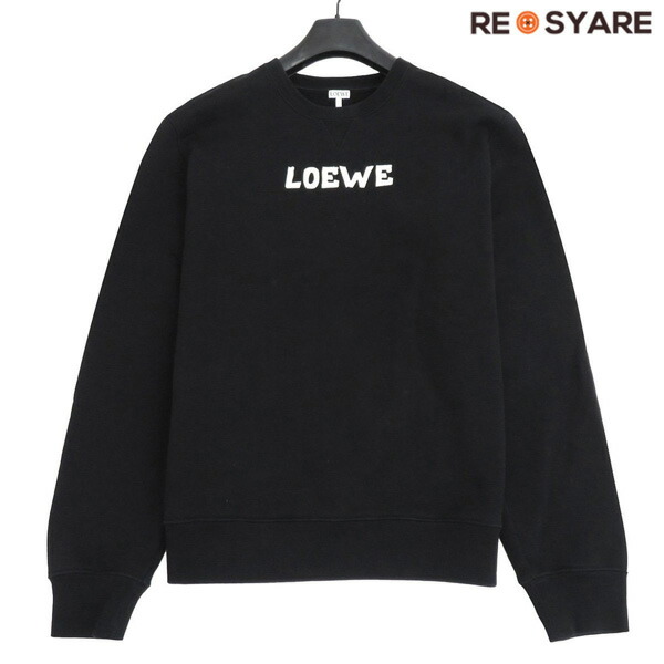LOEWE ブラック ロゴスウェット 楽天市場】ロエベ LOEWE スウェットシャツ スウェット 衣料品