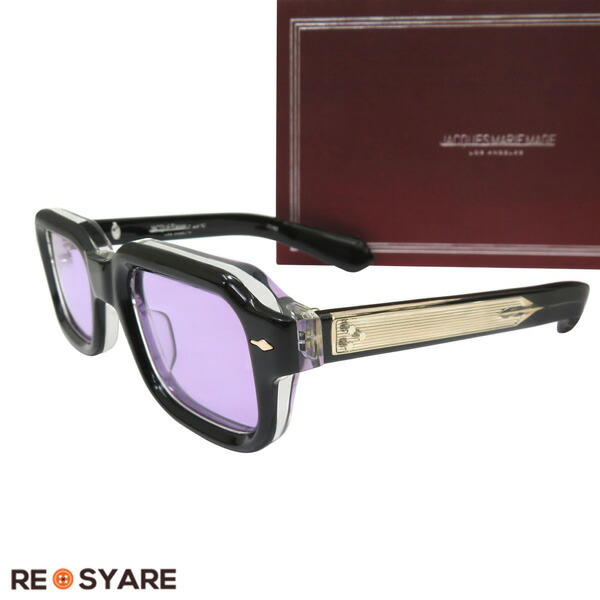 【展示品 限定400本】JACQUES MARIE MAGE《SANDRO》カラー:Maverick サングラス ブラック×ゴールド 付属品完品 国内正規品 47773【中古】|resyare used