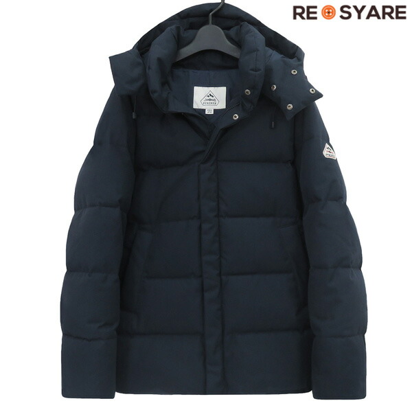 【極美品 メンズ】PYRENEX ピレネックス BELFORT ベルフォール ダウン ジャケット S ネイビー 国内正規品 定価13.2万 47703【中古】