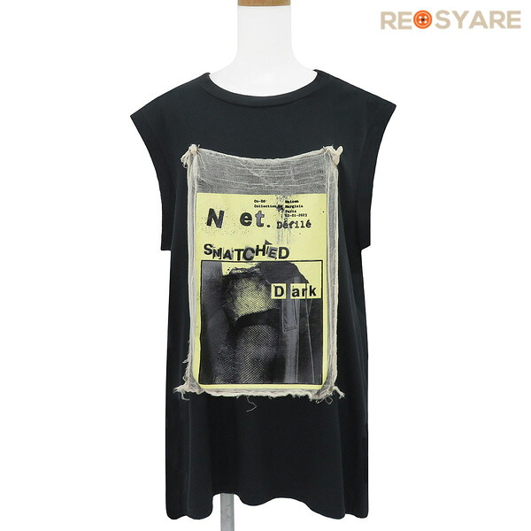【引き舟付き添い人見せびらかす品】Maison Margiela マルジェラ 1 10 24SS《スナッチ 招待状》ノースリーブ プルオーバー M メンズ 国内置き目品 47834【中古】