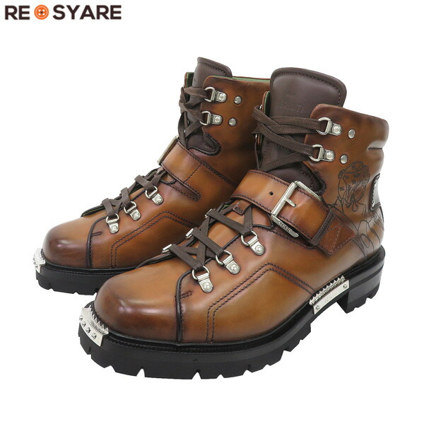 楽天市場】Berluti ベルルッティ ブルニコ ボルザーノ レザーブーツ 8