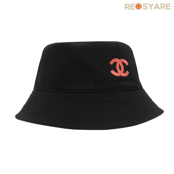 楽天市場】【CHANEL】シャネル リバーシブル・バケットハット ココ