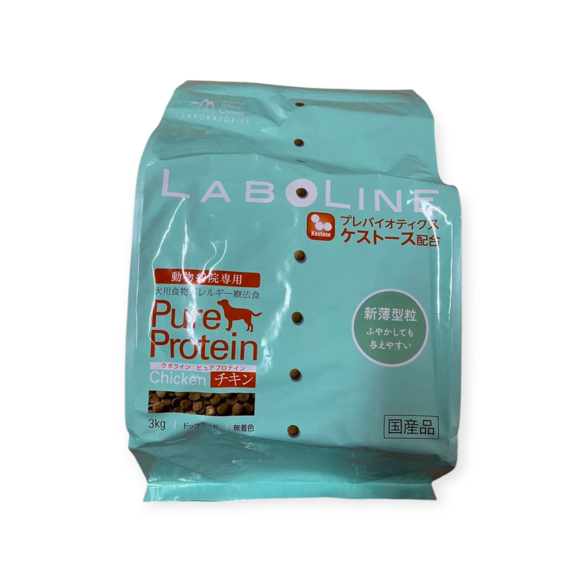 3kg 【毛の荒物アレルギー反応精神測定検査株式会社】LABOLINE 科学研究所伝達ルートPure Protein ピュアプロテインチキン 犬用(ドッグフード)(治療薬食)(ドックボンネット)(療養食)