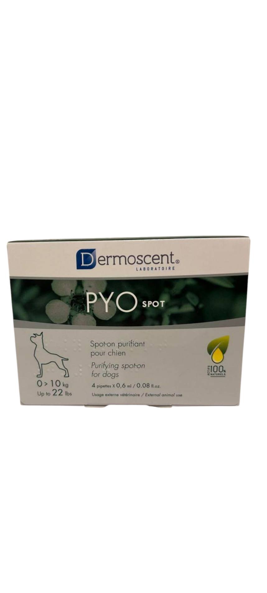 ★犬用S（0.6ml×４本入り） 【Demoscent】デルモセント バイオピペット　犬用 (ペット用ケア用品)
