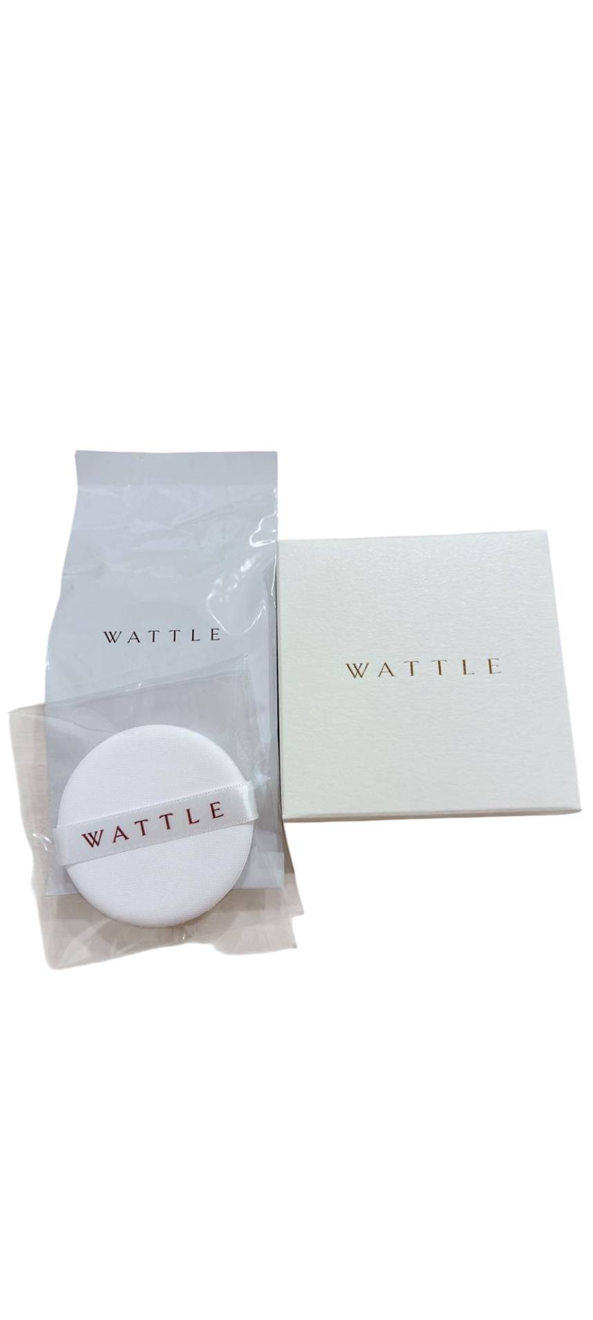 13g 【株式会社grateful】 WATTLE ワトル クッションファンデーション コンパクト+リフィルセット 01 ナチュラルベージュ (ファンデーション)