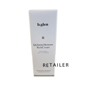 ♪即納(b.glen)ビーグレンQuSomeモイスチャーリッチクリーム33g (フィニッシングクリーム)(保湿皮膚軟化剤)(人はだ世話をする)(b.glen ビーグレン)