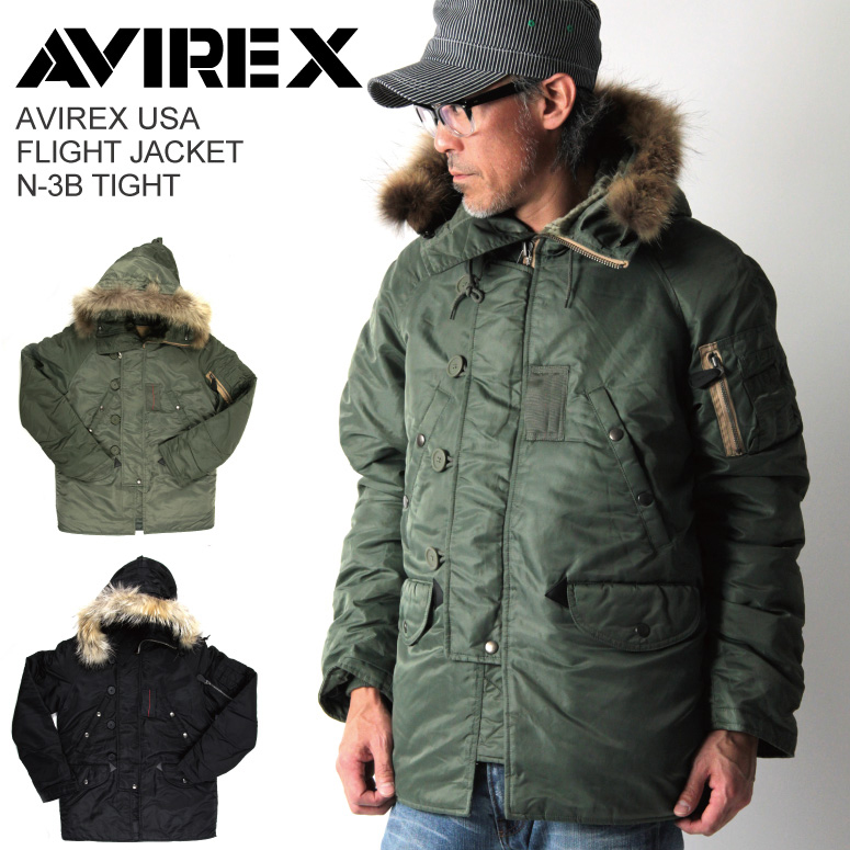 AVIREX - AVIREX アヴィレックス N-3B フライトジャケット ワッペンの+