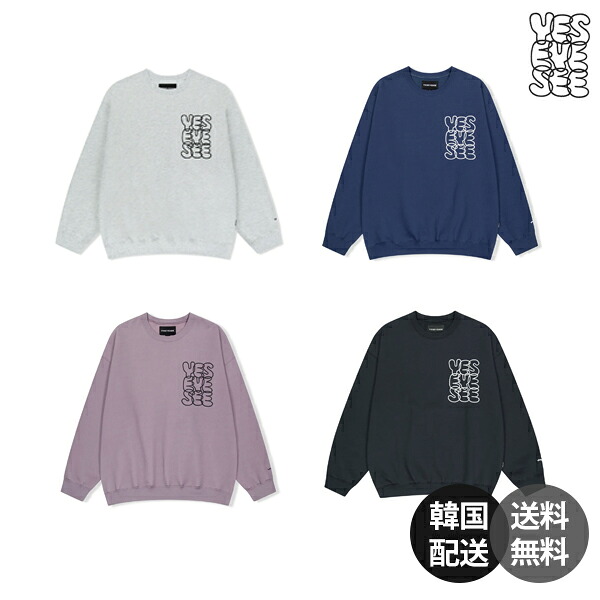 【韓国】YESEYESEE イエスアイシー Cロゴ スウェット トレーナー トップス 韓国ブランド 韓国ファッション ストリート メンズ レディース ユニセックス 男女兼用 オーバーサイズ ビッグシルエット カジュアル お洒落【YESEYESEE】|RETOO公式店