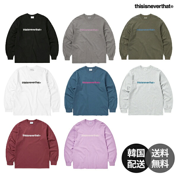 楽天市場】【韓国】thisisneverthat ディスイズネバーザット T-Logo L 