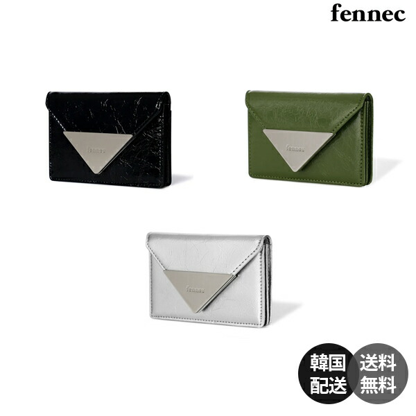 【韓国】FENNEC Crinkle Triangle Accordion Pocket フェネック カードケース 名刺入れ ミニ財布 アコーディオン カード入れ 本革 牛革 レザー コンパクト スリム 軽量 【FENNEC】｜RETOO公式店