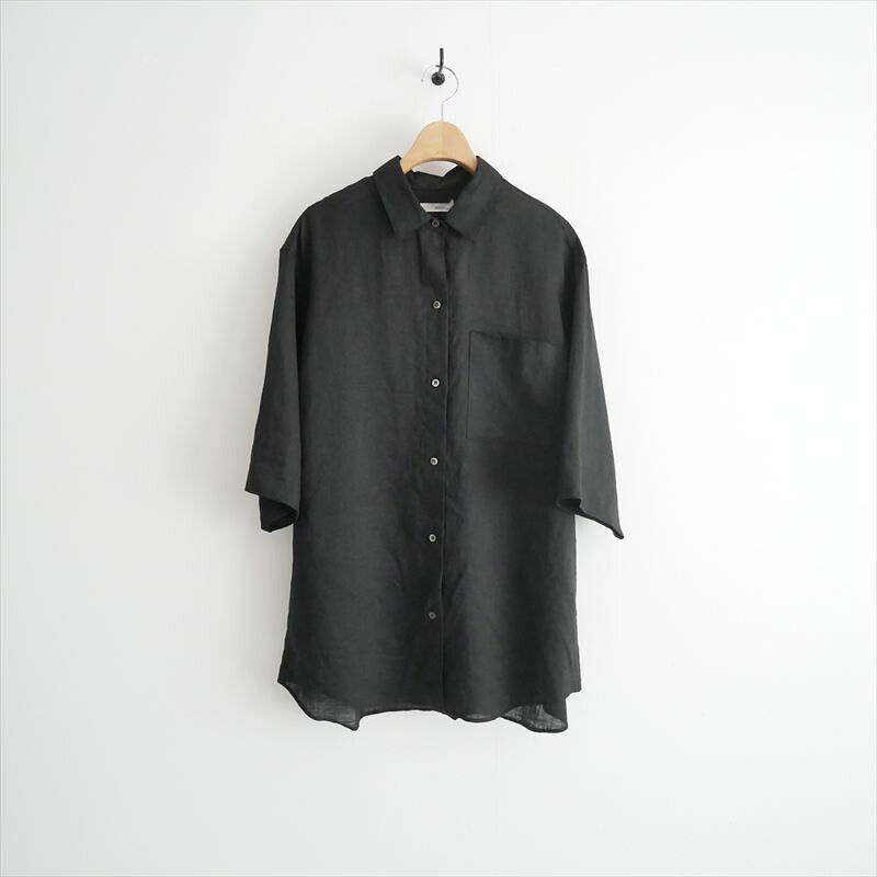 未使用 ebure エブール フレンチリネン 七分袖シャツ 38 9950700009 2607-0259【中古】｜リユース衣料品店 retore