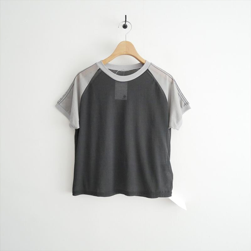 2026SS 未使用 6 ROKU BEAUTY&YOUTH ロクビューティーアンドユース コットンナイロン ショルダー ステッチ Tシャツ 86172000015 2607-0468【中古】|リユース衣料品店 retore