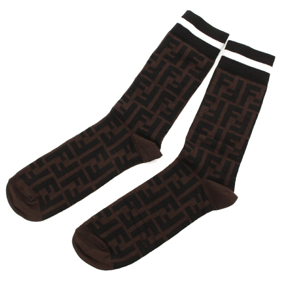 brown fendi socks