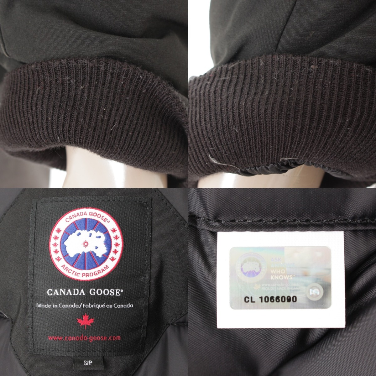 楽天市場 カナダグース Canada Goose カムループス ダウンジャケット 4078jm ブラック S 中古 鑑定済 正規品保証 Retro