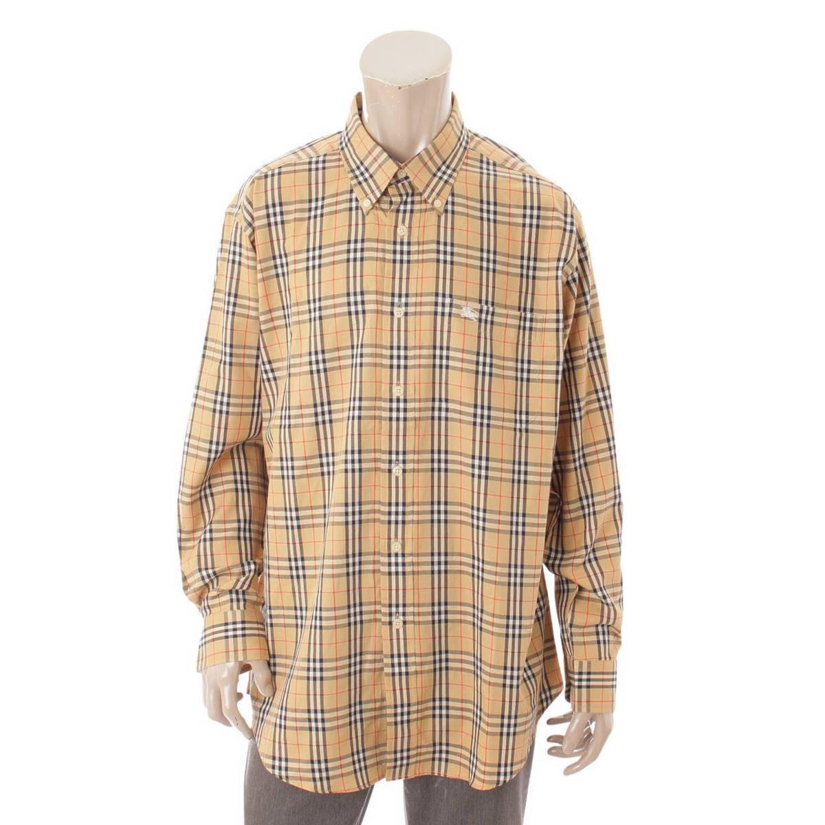 正規品】 【BURBERRY】バーバリー BDシャツ ノバチェック M ベージュ