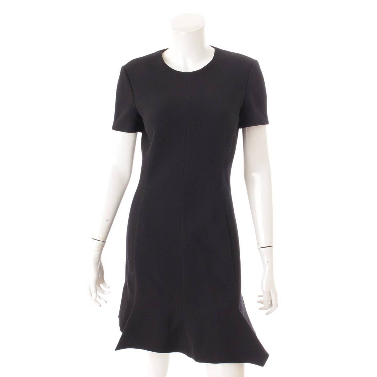 上質で快適 クリスチャン ディオール Christian Dior ウール 半袖 ワンピース 6ha1110 ブラック 36 鑑定済 正規品保証 1193 高い品質 Erieshoresag Org