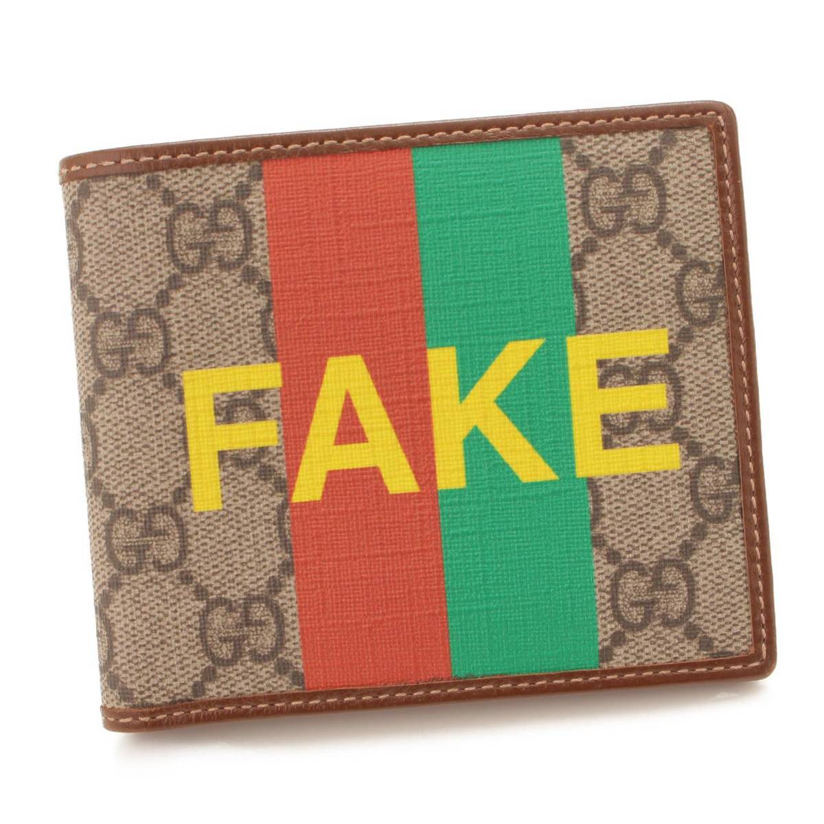 在庫一掃最安挑戦 グッチ Gucci 現行品 Fake Not プリント コインウォレット 折り財布 ブラウン 鑑定済 正規品保証 ランキング1位獲得 Insfatima Com Ar