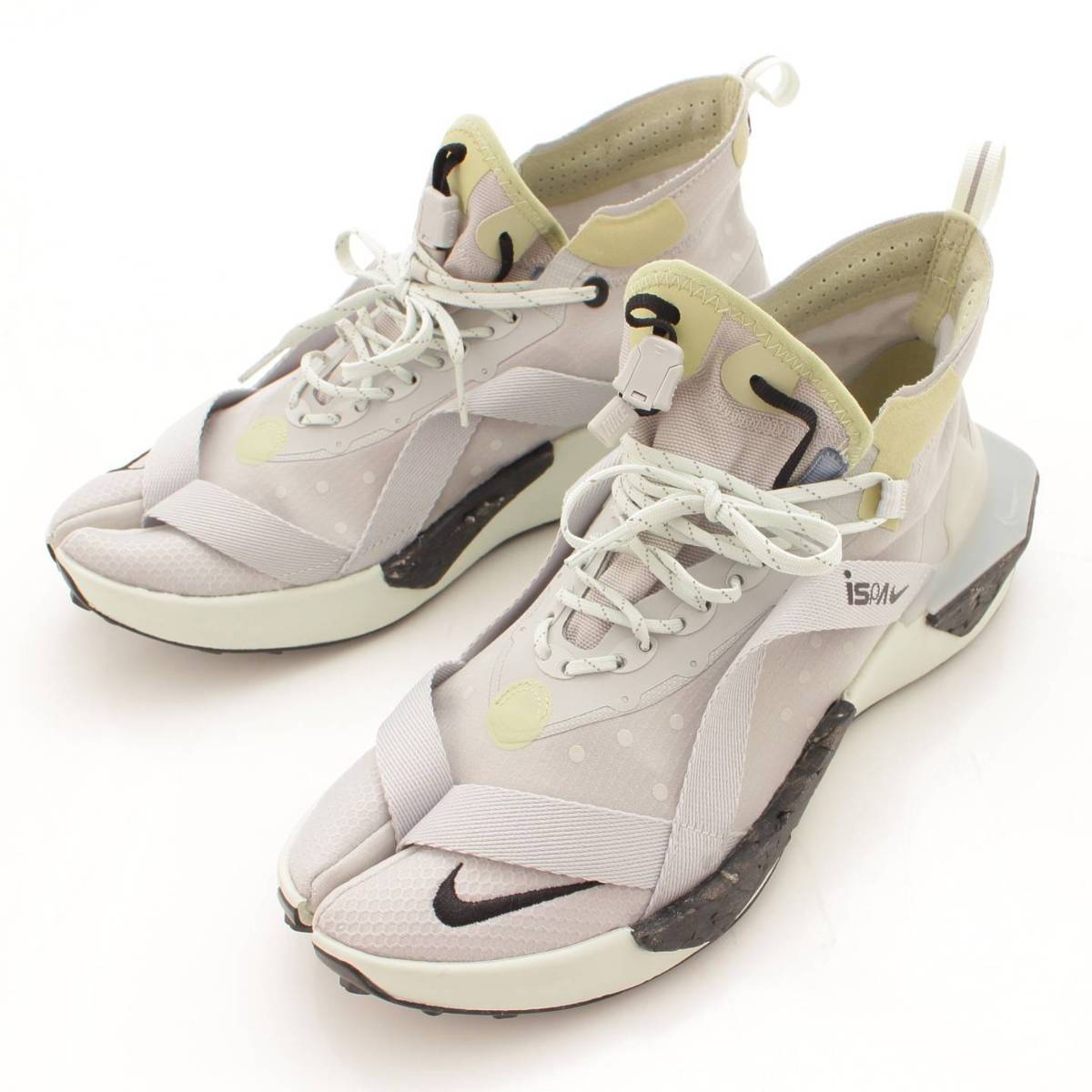 ナイキ Nike ドリフタースプリット Ispa スニーカー 足袋 Av0733 001 薄墨 42 中古 裁断済 正規事項警備 lspa Com