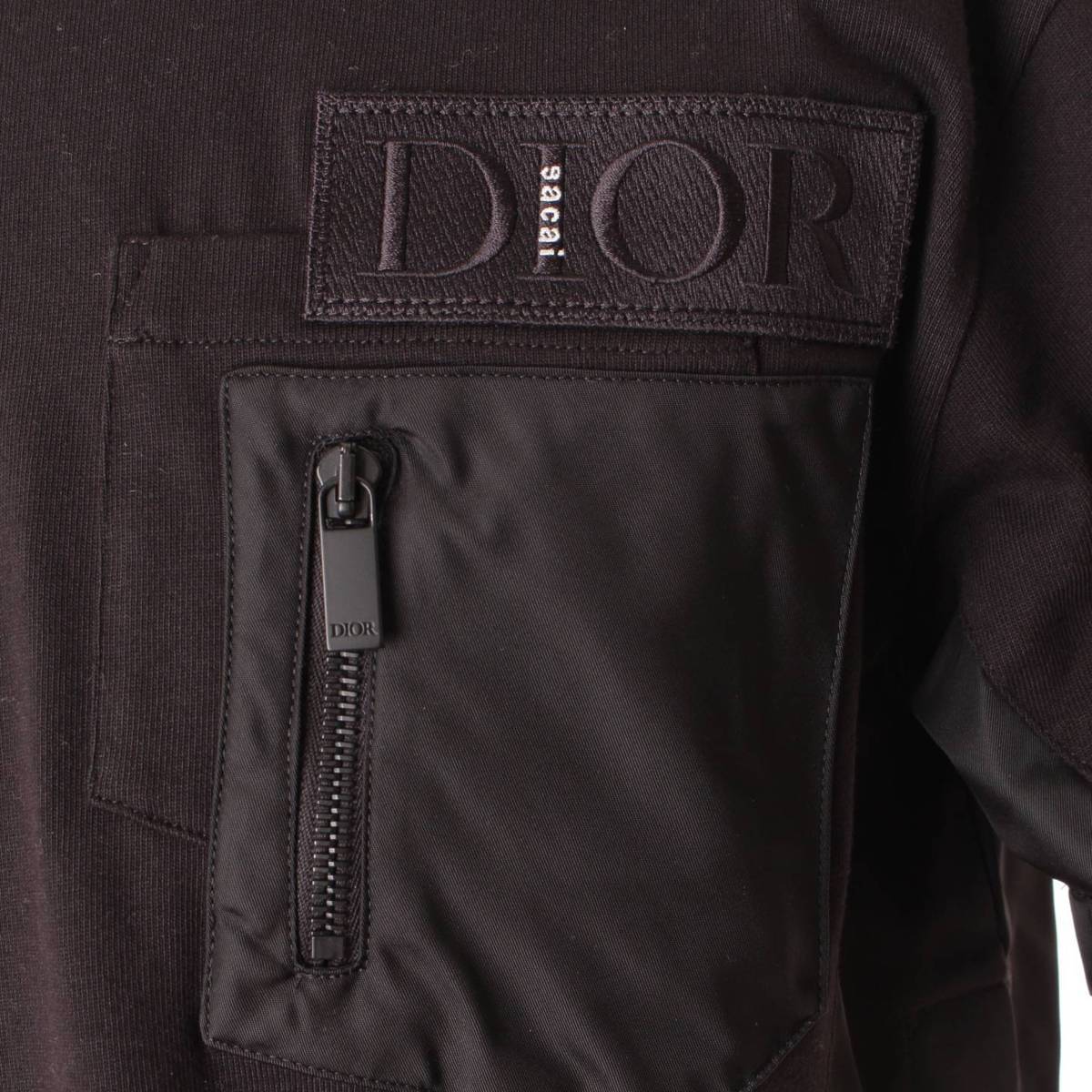 Dior サカイ コラボ XS 21AW ブラック 213J669A0554 トップス Tシャツ