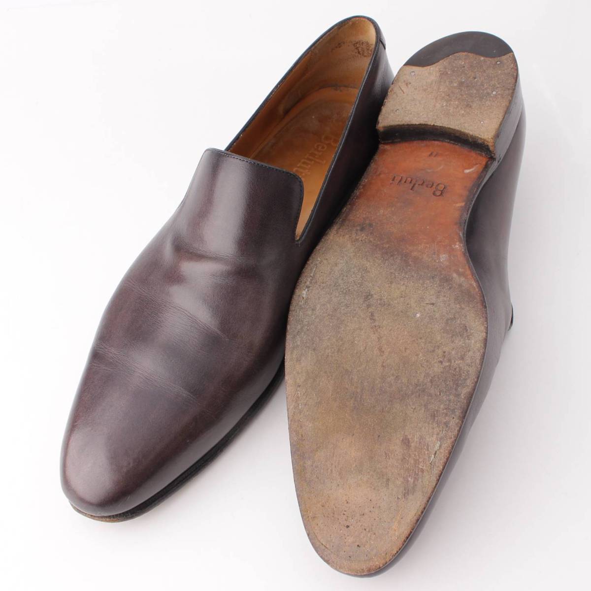 Berluti メンズ カーシブ B1037 167003 レザー 11 パティーヌ パープル 
