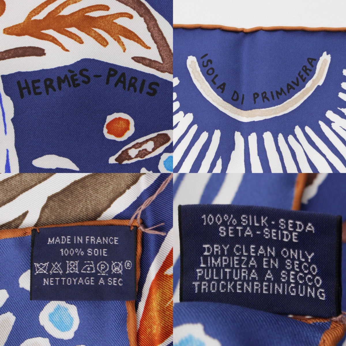 エルメス HERMES カレ90 ISOLA DI PRIMAVERA 春の島-connectedremag.com