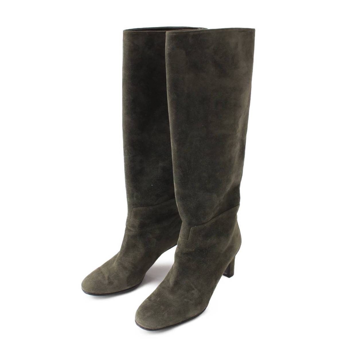 楽天市場】【エルメス】Hermes ストーリー ケリー レザーロングブーツ