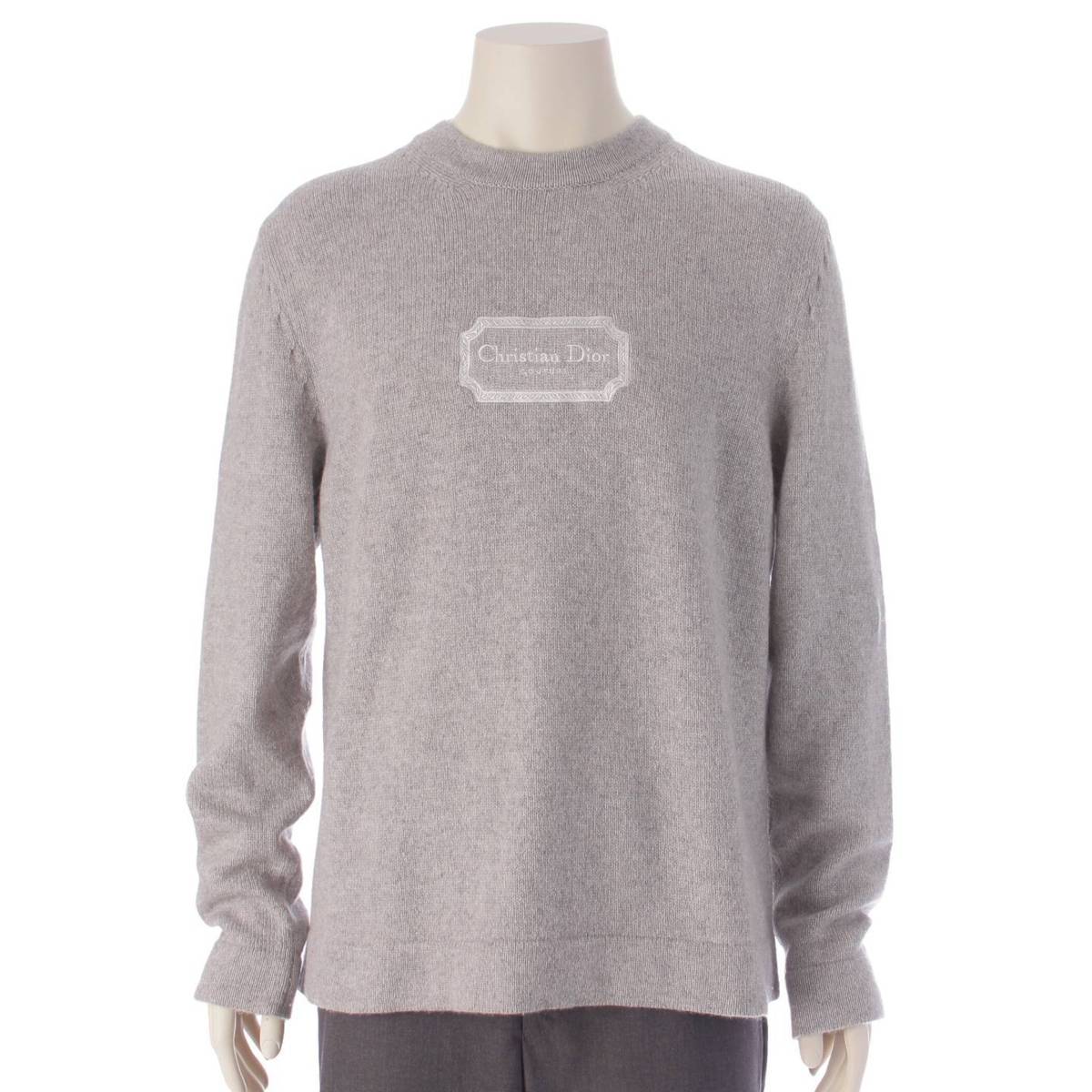 DiorHOMME ディオールオム ダメージ加工ウールVネックニットセーター M 0000178360000.jpg