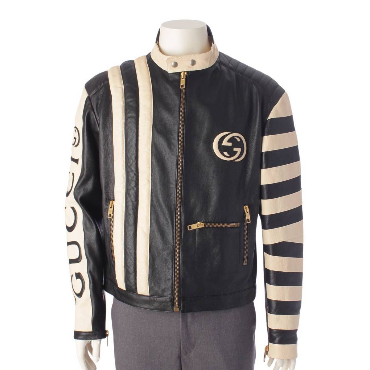 【送料込】GUCCI レザーバイカージャケット GUCCI/グッチ】よりモーターサイクルバイカージャケットのご紹介