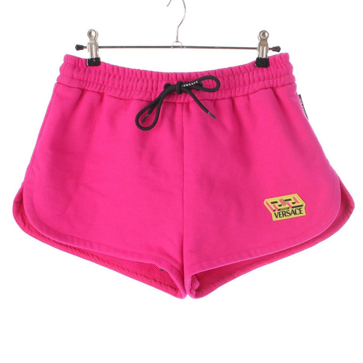 【ヴェルサーチ】Versace ラ グレカ LA GRECA ショートパンツ ボトムス 1002414 ピンク 40 未使用【中古】【鑑定済・正規品保証】209955