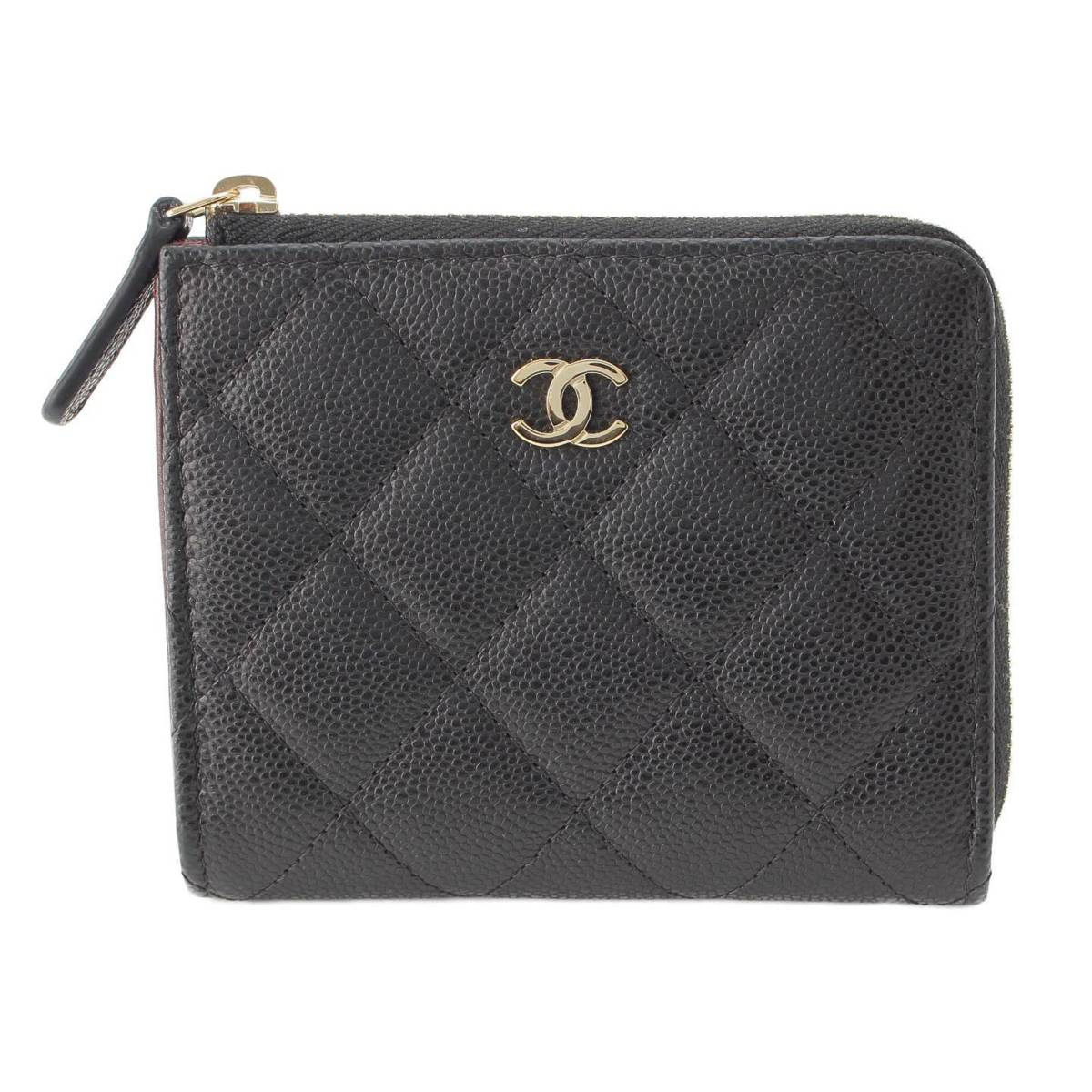 【楽天市場】【シャネル】Chanel マトラッセ キャビアスキン フラグメントケース コイン カード AP3999 ブラック 【中古】【鑑定済 ...