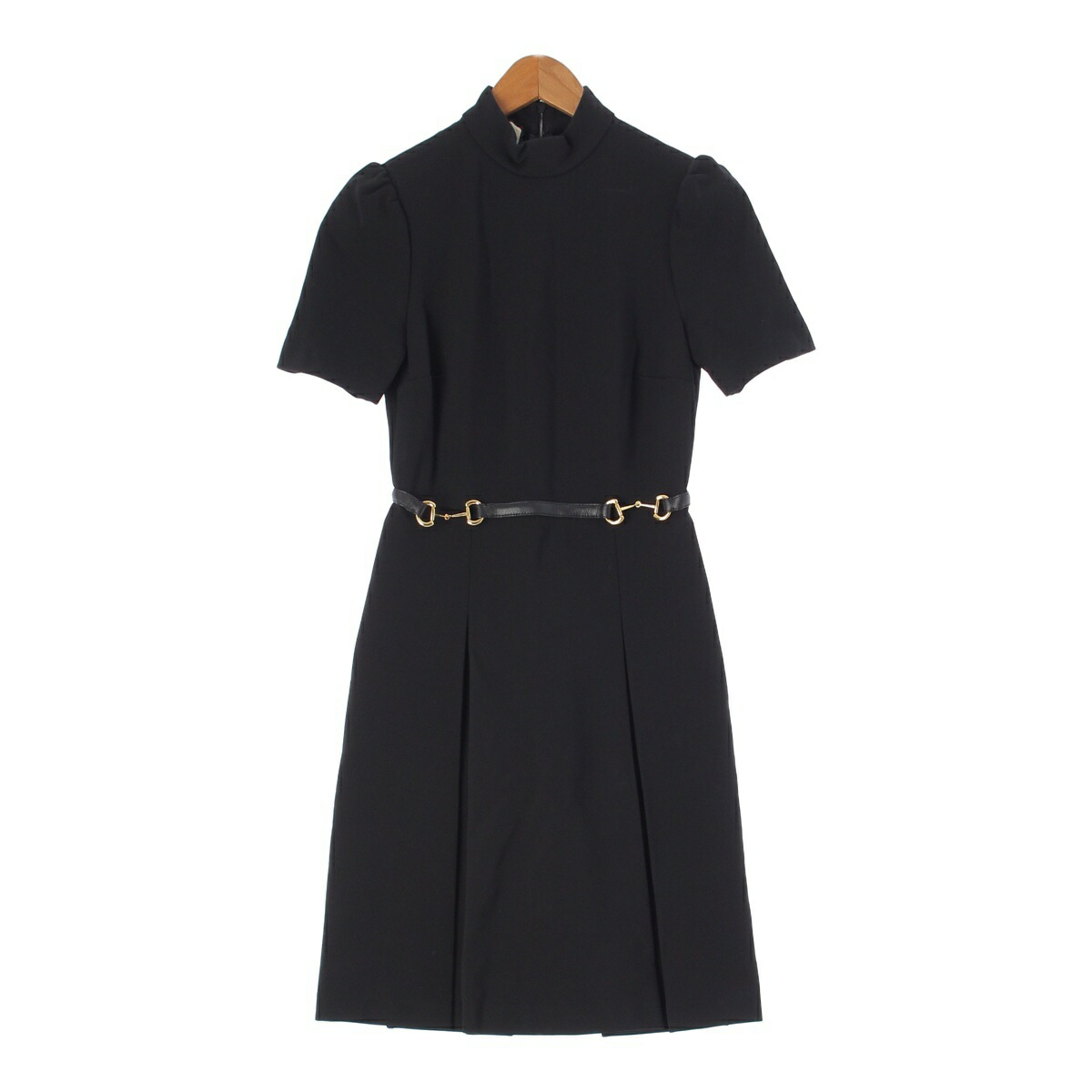 現行【タグ付き未使用級】グッチ GUCCI ホースビット ドレス ワンピース 黒 ホースビット付き デニム ミニドレス ・ダークブルー | GUCCI公式