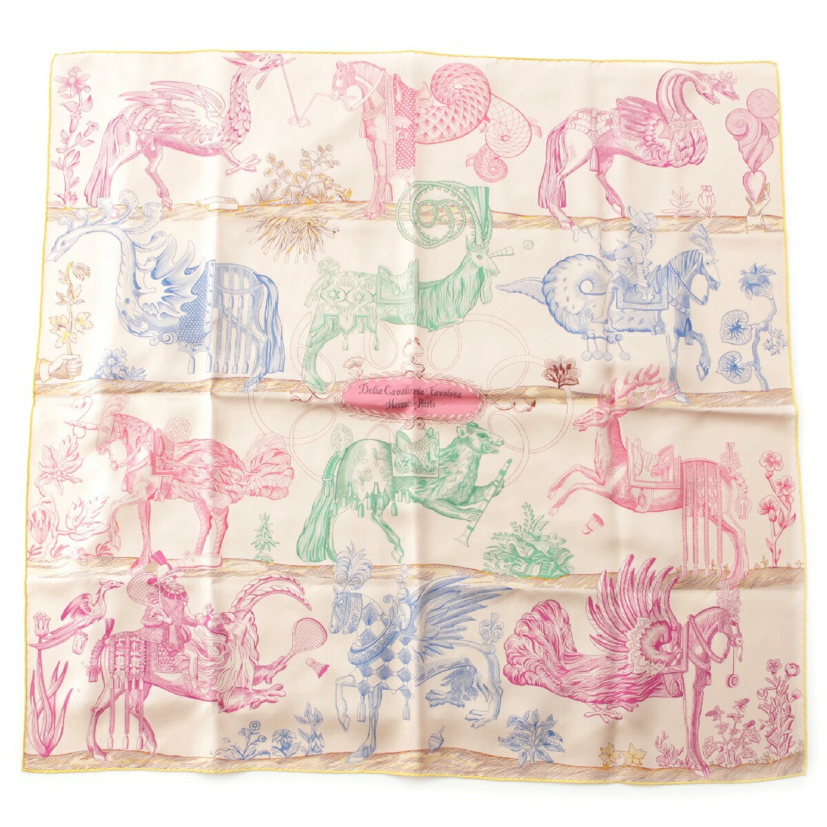 楽天市場】【エルメス】Hermes カレ90 シルクスカーフ Kawa Ora