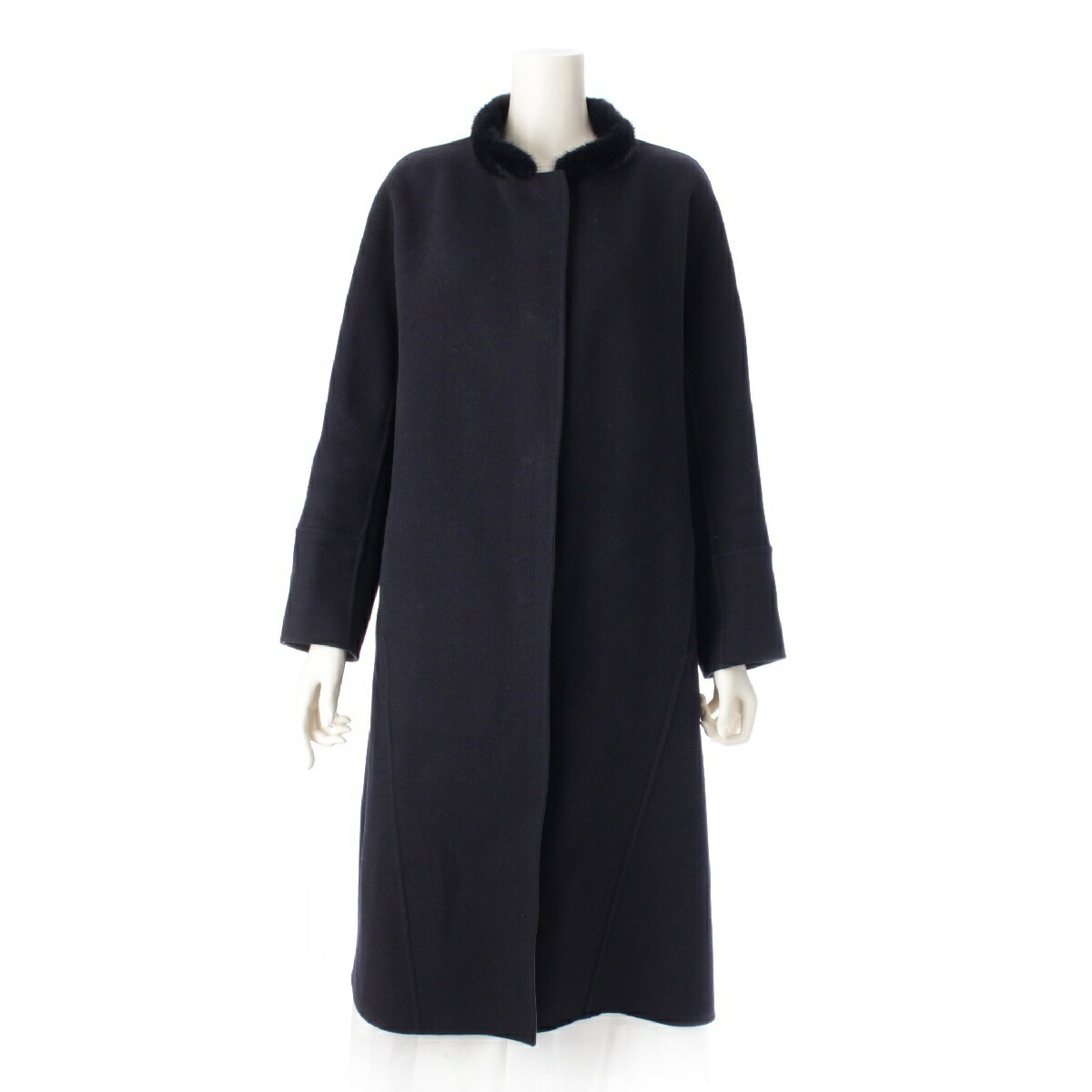 楽天市場】ドゥロワー Drawer ウール カシミヤ ミンクファー ノー  