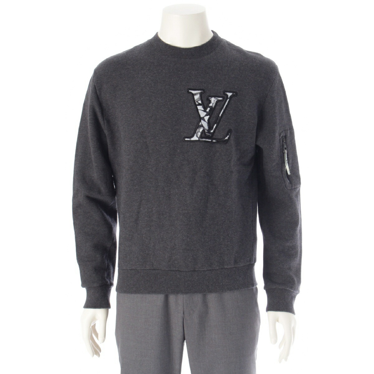 楽天市場】LOUIS VUITTON 24SS COTTON SIGNATURE SWEATSHIRT SIZE-L