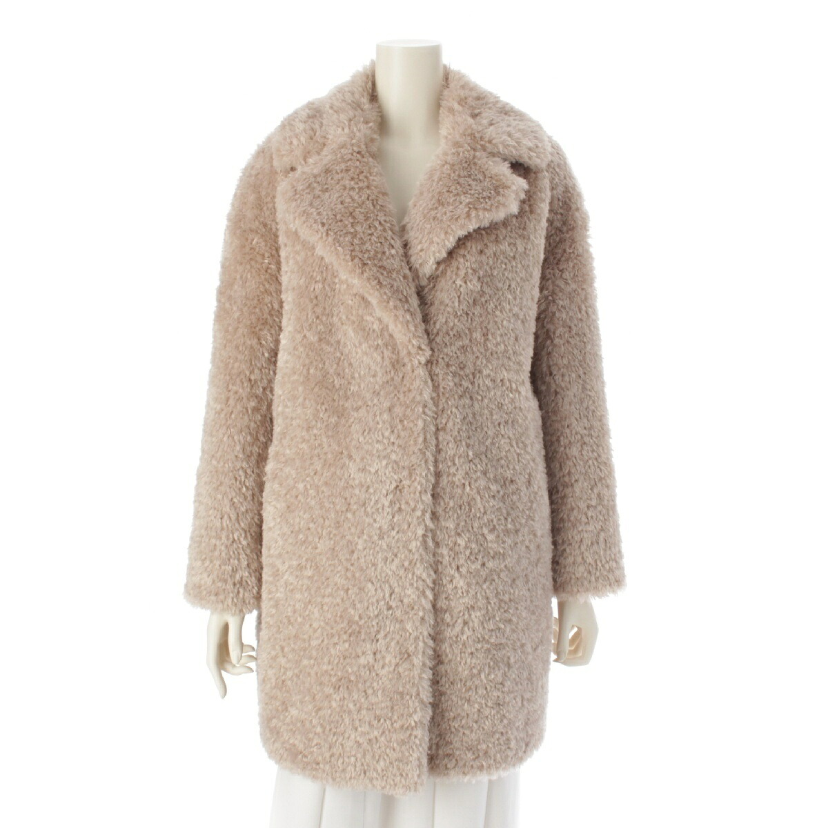 【楽天市場】ヘルノ Herno CURLY FAUX FUR OVERSIZE FIT エコファー ボア オーバー コート アウター ...