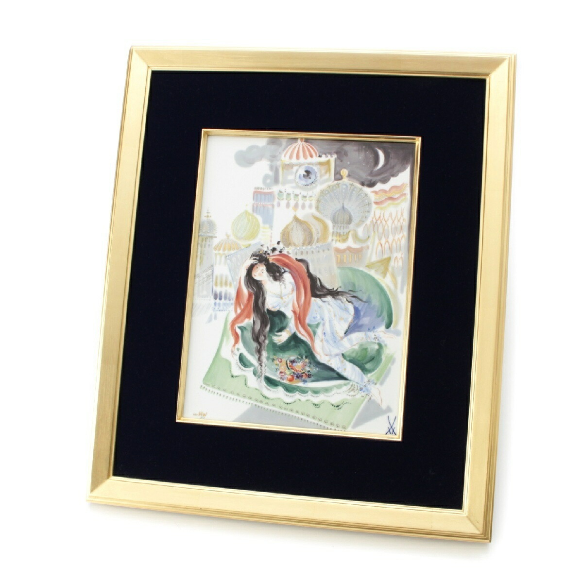 【希少一級品】Meissenマイセンの陶板画 絵画　高島屋で購入 希少一級品】Meissenマイセンの陶板画 絵画 高島屋で購入 - メルカリ