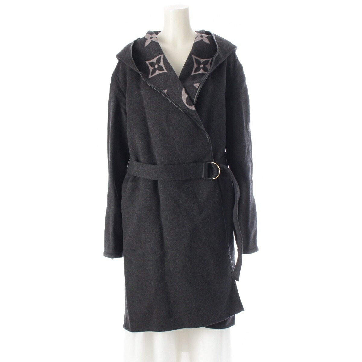 楽天市場】【ルイヴィトン】Louis Vuitton フーデッドラップコート