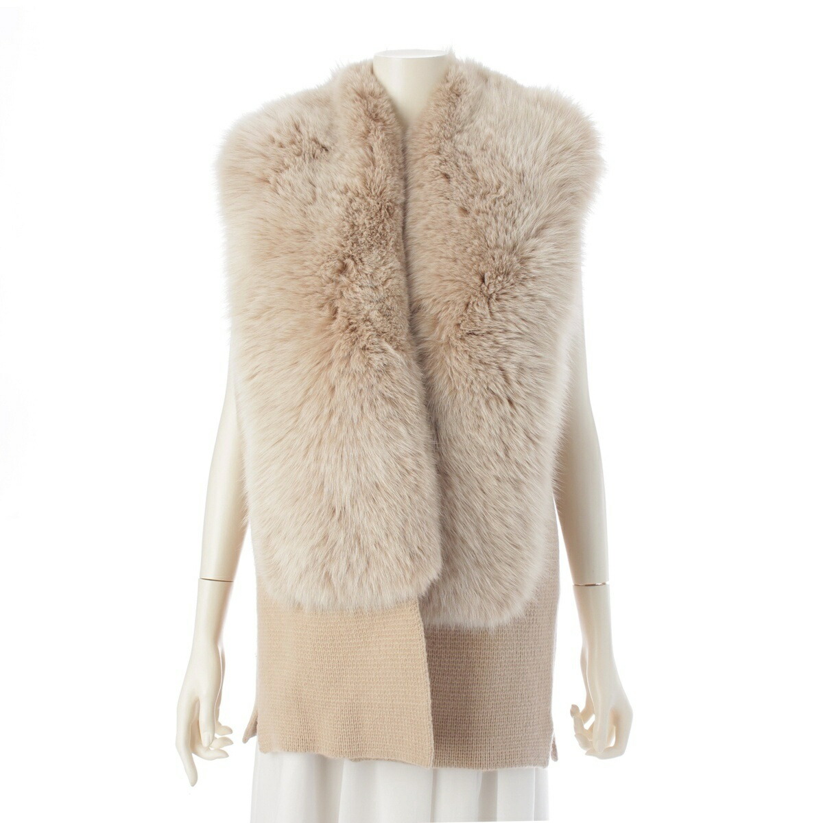 ドゥロワー　ジレ 楽天市場】【ドゥロワー】DRAWER 22AW ウール×アルパカ ボア