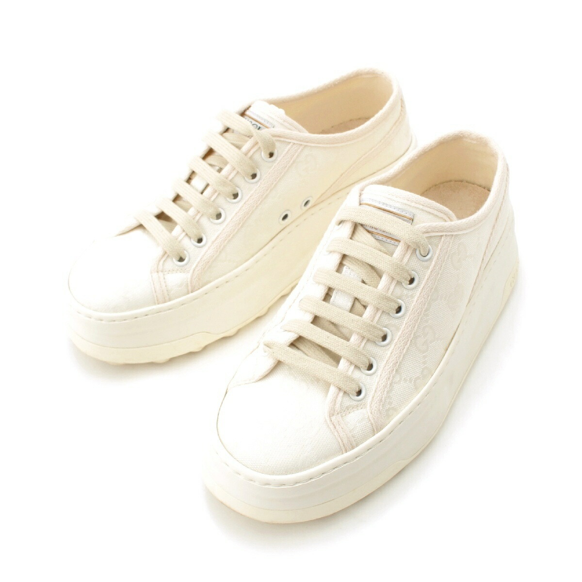 楽天市場】【グッチ】Gucci 17SS ウェブライン レザー 厚底