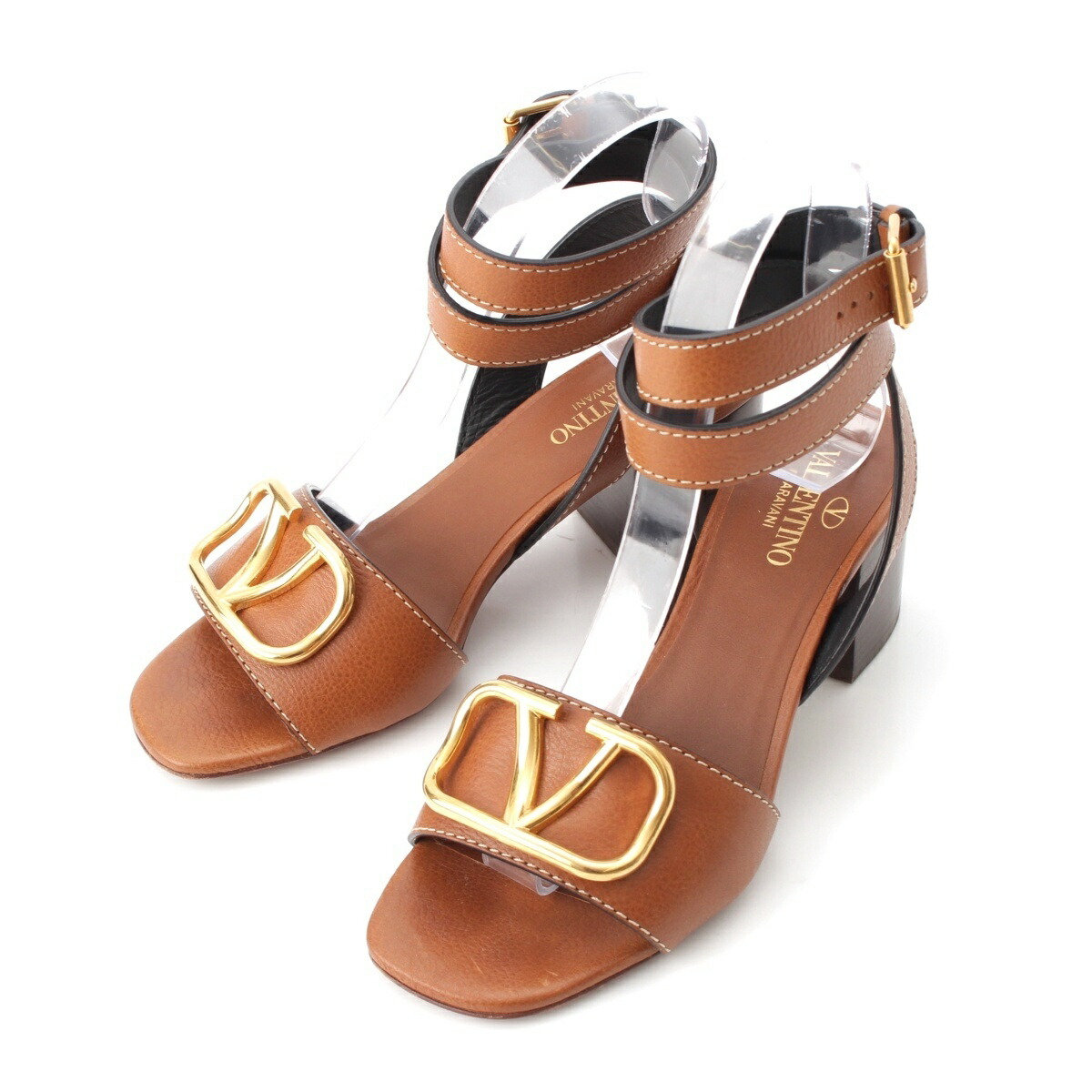 VALENTINO ヴァレンティノ　ロックスタッズ　ストラップ　サンダル　37 VALENTINO ヴァレンティノ ロックスタッズ ストラップ サンダル 37